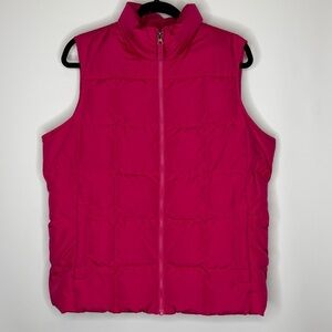 Lands' End Down Puffer Vest, large